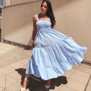 Zara poplin dress bloggers fav